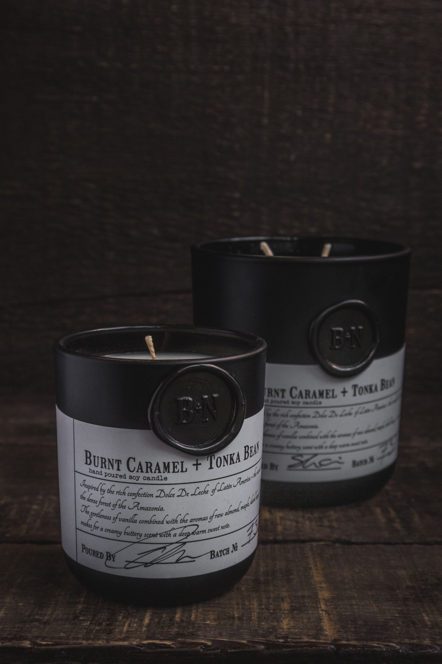 Burnt Caramel + Tonka Bean candle