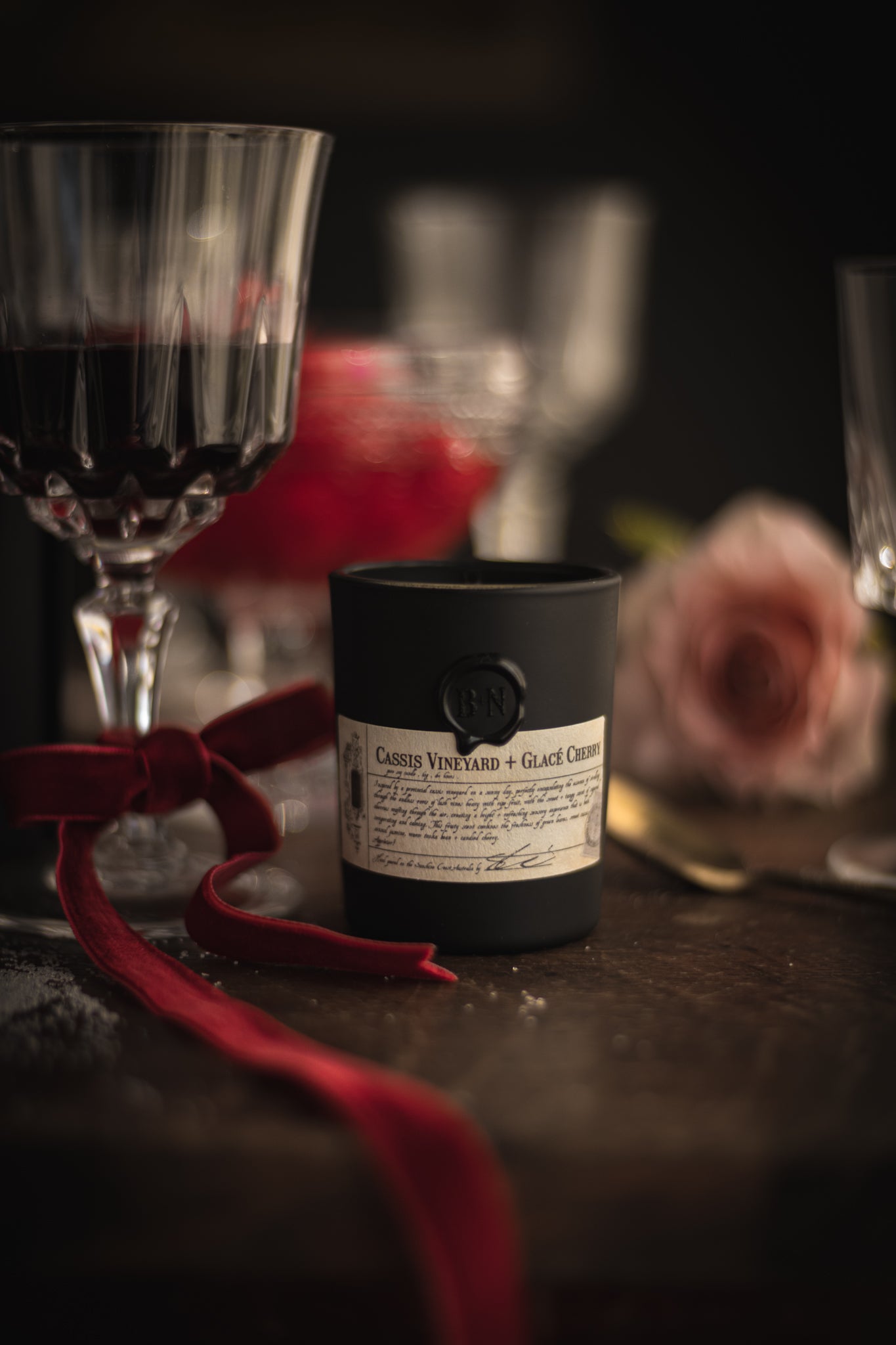 Cassis Vineyard + Glacé Cherry