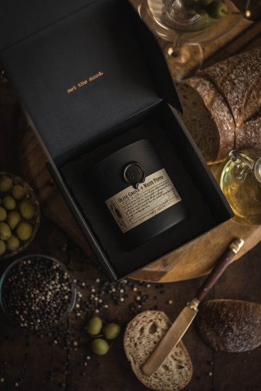 Olive Grove + White Pepper