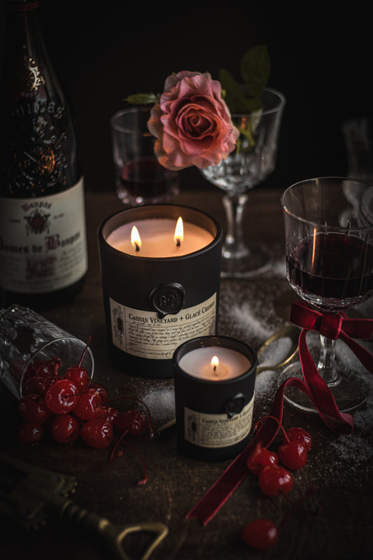 Cassis Vineyard + Glacé Cherry