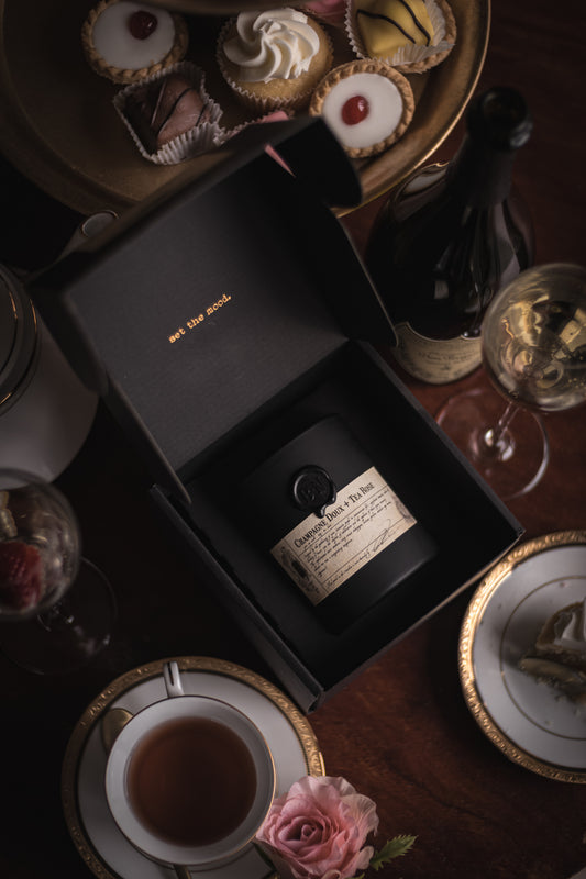 Champagne Doux + Tea Rose