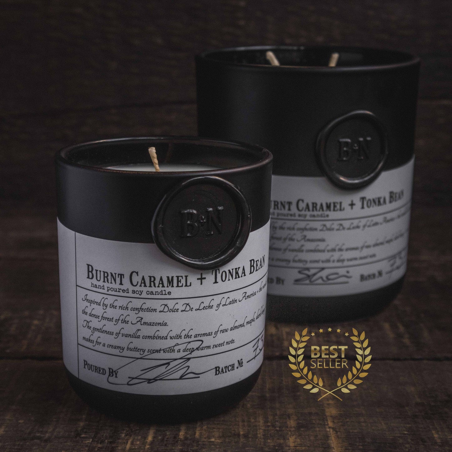 Burnt Caramel + Tonka Bean candle