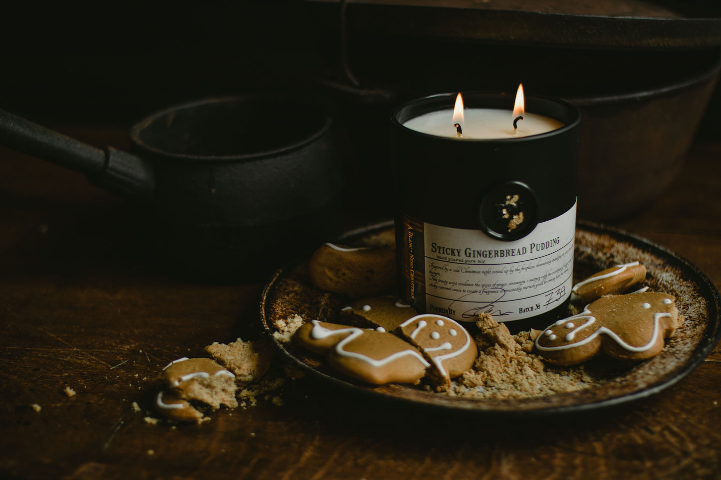 Sticky Gingerbread Pudding candle